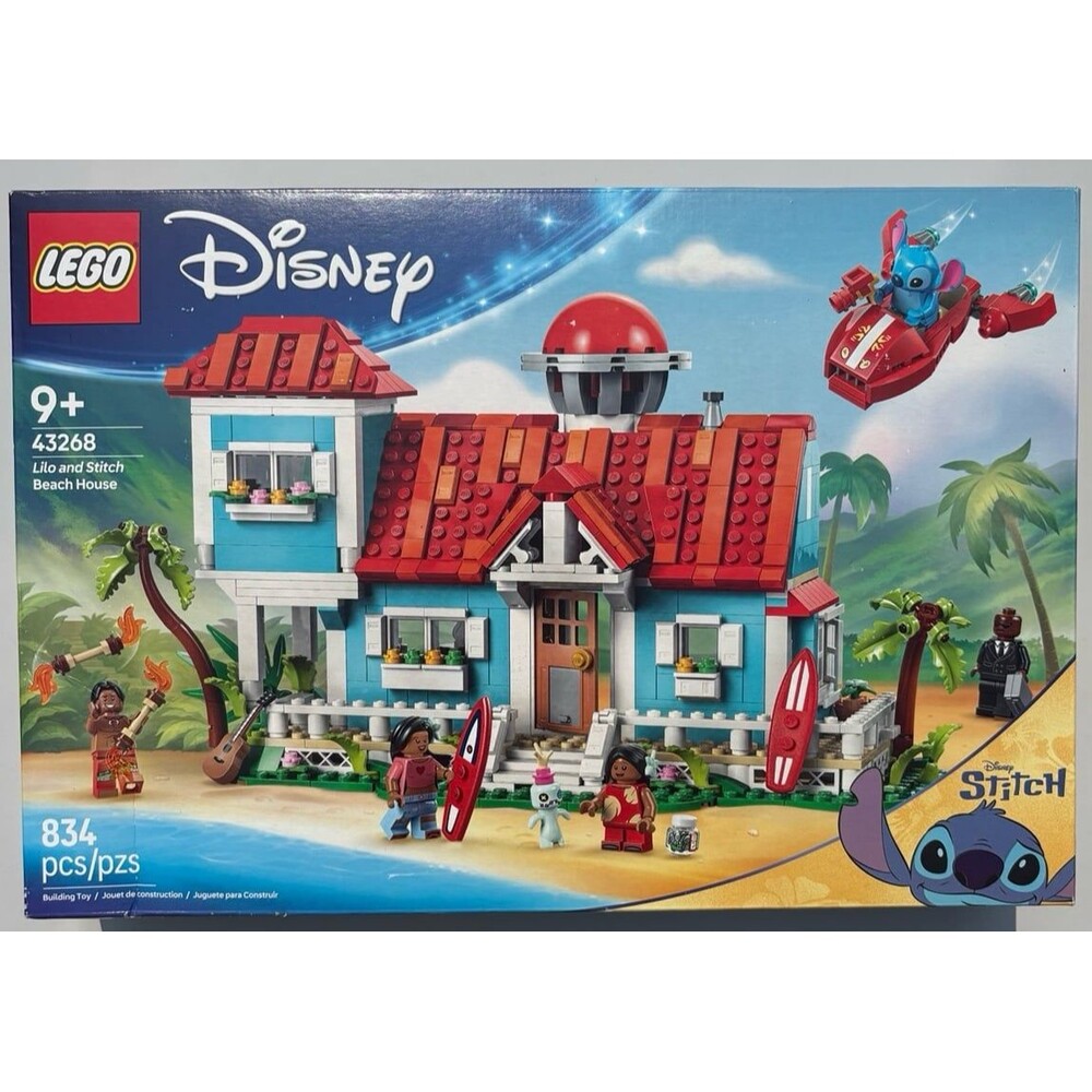 LEGO Disney Lilo and Stitch Beach House 43268 Building Toy